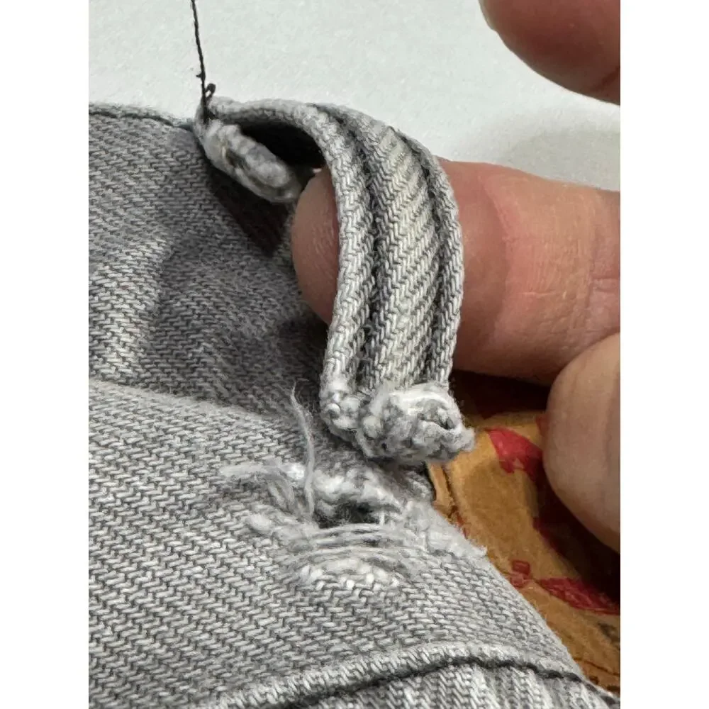 Gray Levi's 501 Men's Jeans 38x30 Straight Leg Button Fly Denim Pants